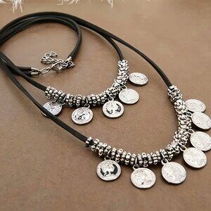 LAYERED COIN NECKLACE